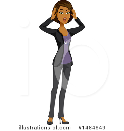 Royalty-Free (RF) Business Woman Clipart Illustration by Amanda Kate - Stock Sample #1484649