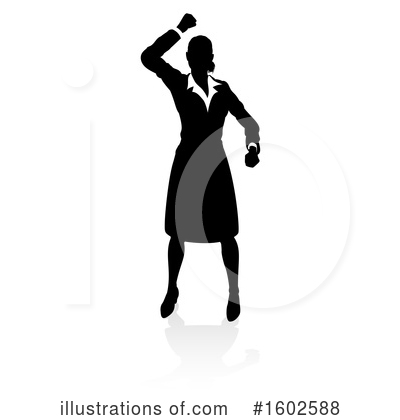 Royalty-Free (RF) Business Woman Clipart Illustration by AtStockIllustration - Stock Sample #1602588