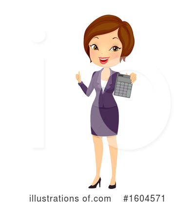 Royalty-Free (RF) Business Woman Clipart Illustration by BNP Design Studio - Stock Sample #1604571