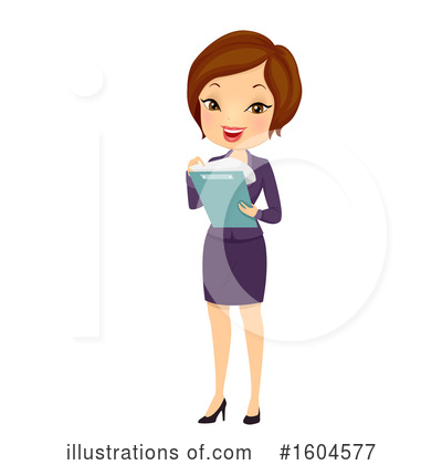 Business Woman Clipart #1604577 by BNP Design Studio