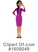 Business Woman Clipart #1609249 by peachidesigns