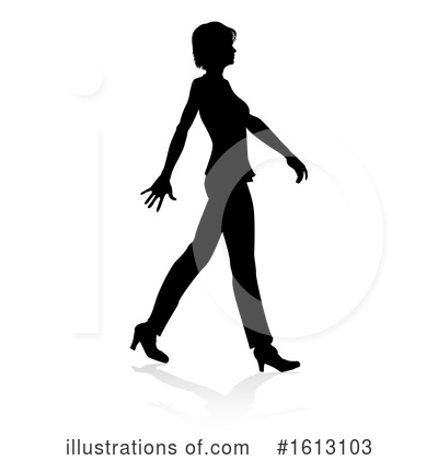 Royalty-Free (RF) Business Woman Clipart Illustration by AtStockIllustration - Stock Sample #1613103