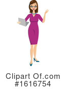 Business Woman Clipart #1616754 by peachidesigns