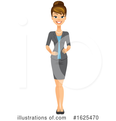 Business Woman Clipart #1625470 by Amanda Kate