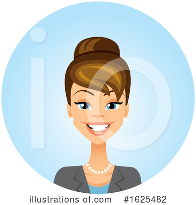 Royalty-Free (RF) Business Woman Clipart Illustration by Amanda Kate - Stock Sample #1625482