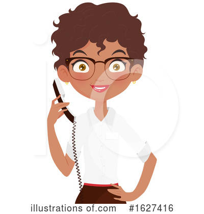 Royalty-Free (RF) Business Woman Clipart Illustration by Melisende Vector - Stock Sample #1627416