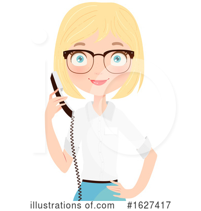Telephone Clipart #1627417 by Melisende Vector