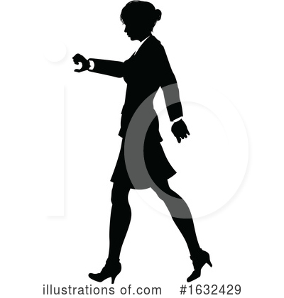 Royalty-Free (RF) Business Woman Clipart Illustration by AtStockIllustration - Stock Sample #1632429