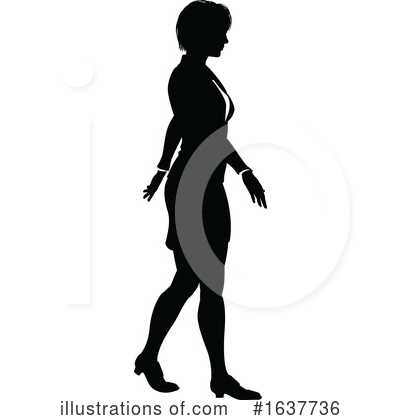 Royalty-Free (RF) Business Woman Clipart Illustration by AtStockIllustration - Stock Sample #1637736