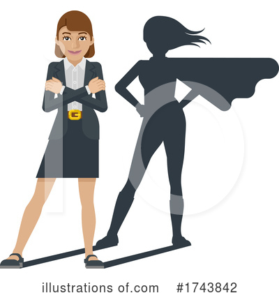 Royalty-Free (RF) Business Woman Clipart Illustration by AtStockIllustration - Stock Sample #1743842