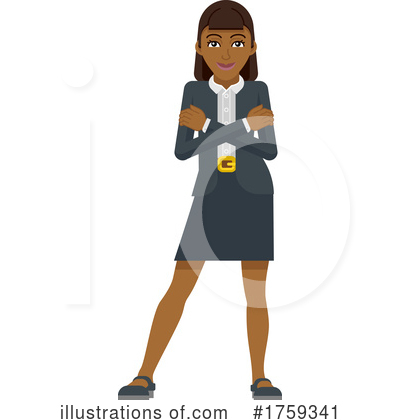 Business Woman Clipart #1759341 by AtStockIllustration