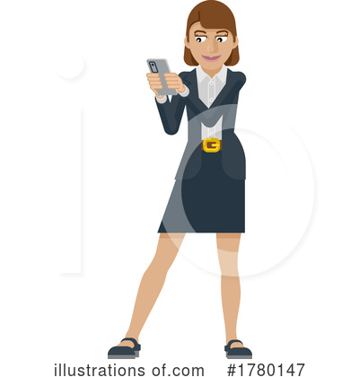 Royalty-Free (RF) Business Woman Clipart Illustration by AtStockIllustration - Stock Sample #1780147