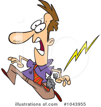 Royalty-Free (RF) Businessman Clipart Illustration by toonaday - Stock Sample #1043955