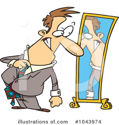 Royalty-Free (RF) Businessman Clipart Illustration by toonaday - Stock Sample #1043974