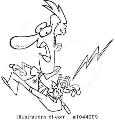 Royalty-Free (RF) Businessman Clipart Illustration by toonaday - Stock Sample #1044009