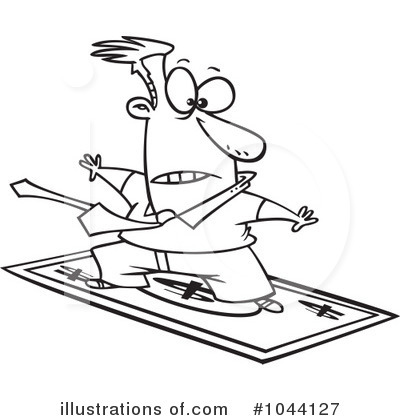 Royalty-Free (RF) Businessman Clipart Illustration by toonaday - Stock Sample #1044127