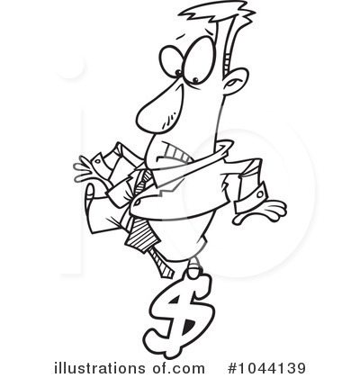 Royalty-Free (RF) Businessman Clipart Illustration by toonaday - Stock Sample #1044139