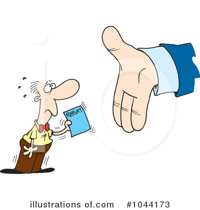 Royalty-Free (RF) Businessman Clipart Illustration by toonaday - Stock Sample #1044173