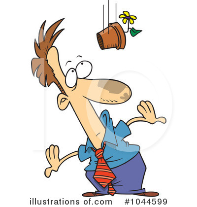 Royalty-Free (RF) Businessman Clipart Illustration by toonaday - Stock Sample #1044599