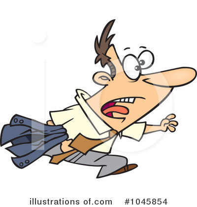 Royalty-Free (RF) Businessman Clipart Illustration by toonaday - Stock Sample #1045854