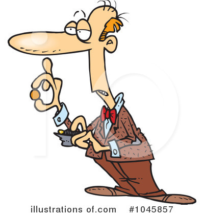 Royalty-Free (RF) Businessman Clipart Illustration by toonaday - Stock Sample #1045857