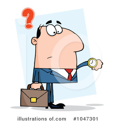 Royalty-Free (RF) Businessman Clipart Illustration by Hit Toon - Stock Sample #1047301