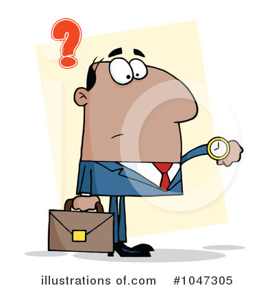 Royalty-Free (RF) Businessman Clipart Illustration by Hit Toon - Stock Sample #1047305