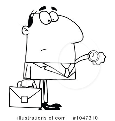 Royalty-Free (RF) Businessman Clipart Illustration by Hit Toon - Stock Sample #1047310