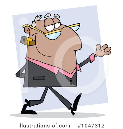 Royalty-Free (RF) Businessman Clipart Illustration by Hit Toon - Stock Sample #1047312