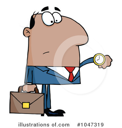 Royalty-Free (RF) Businessman Clipart Illustration by Hit Toon - Stock Sample #1047319