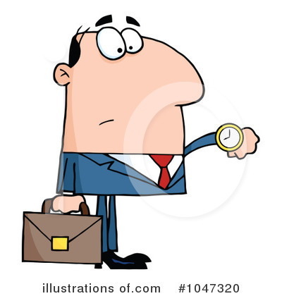 Royalty-Free (RF) Businessman Clipart Illustration by Hit Toon - Stock Sample #1047320