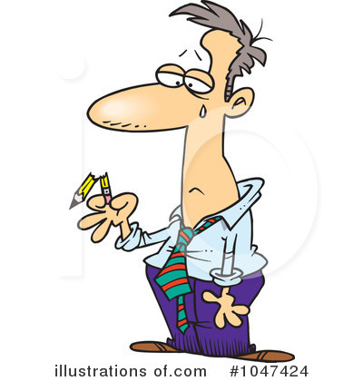 Royalty-Free (RF) Businessman Clipart Illustration by toonaday - Stock Sample #1047424