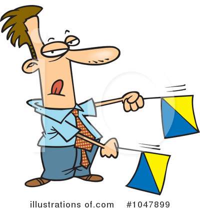 Royalty-Free (RF) Businessman Clipart Illustration by toonaday - Stock Sample #1047899