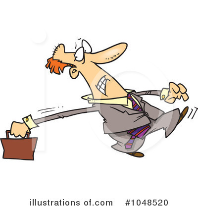 Royalty-Free (RF) Businessman Clipart Illustration by toonaday - Stock Sample #1048520