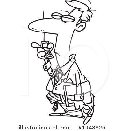 Royalty-Free (RF) Businessman Clipart Illustration by toonaday - Stock Sample #1048625
