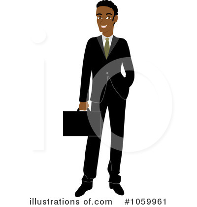 Royalty-Free (RF) Businessman Clipart Illustration by Rosie Piter - Stock Sample #1059961