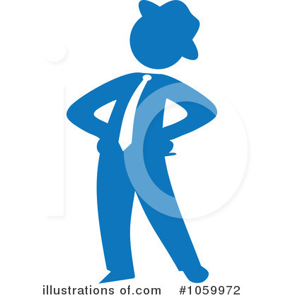 Royalty-Free (RF) Businessman Clipart Illustration by Rosie Piter - Stock Sample #1059972