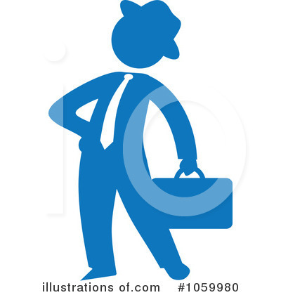 Royalty-Free (RF) Businessman Clipart Illustration by Rosie Piter - Stock Sample #1059980
