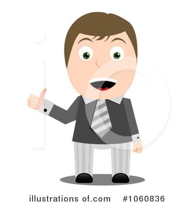 Royalty-Free (RF) Businessman Clipart Illustration by vectorace - Stock Sample #1060836
