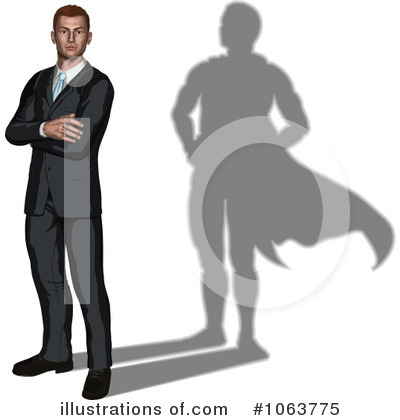 Royalty-Free (RF) Businessman Clipart Illustration by AtStockIllustration - Stock Sample #1063775