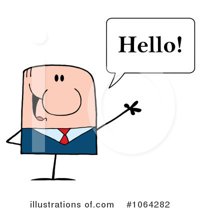 Royalty-Free (RF) Businessman Clipart Illustration by Hit Toon - Stock Sample #1064282