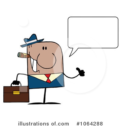 Royalty-Free (RF) Businessman Clipart Illustration by Hit Toon - Stock Sample #1064288
