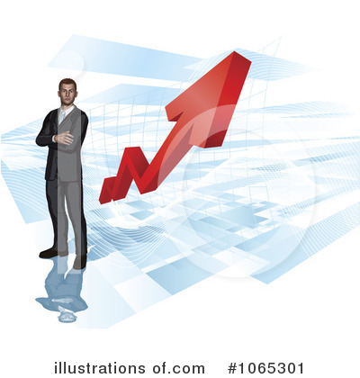 Royalty-Free (RF) Businessman Clipart Illustration by AtStockIllustration - Stock Sample #1065301