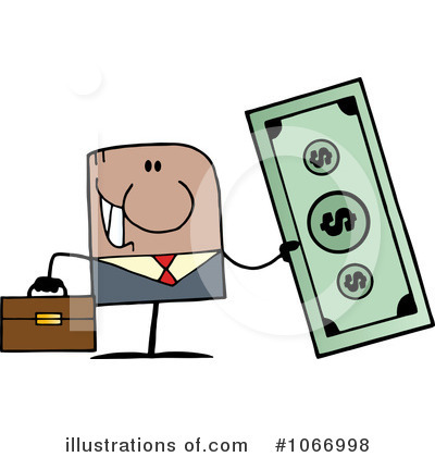 Royalty-Free (RF) Businessman Clipart Illustration by Hit Toon - Stock Sample #1066998