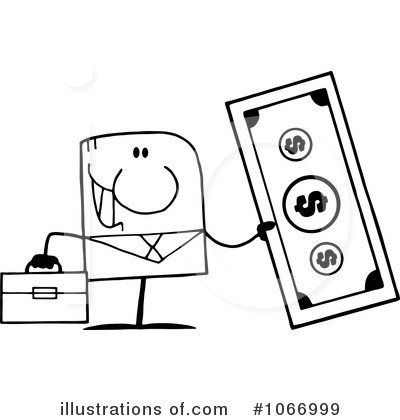 Royalty-Free (RF) Businessman Clipart Illustration by Hit Toon - Stock Sample #1066999