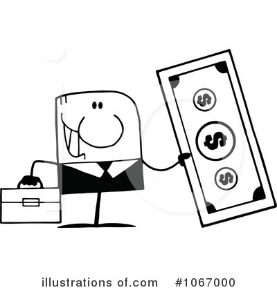 Royalty-Free (RF) Businessman Clipart Illustration by Hit Toon - Stock Sample #1067000