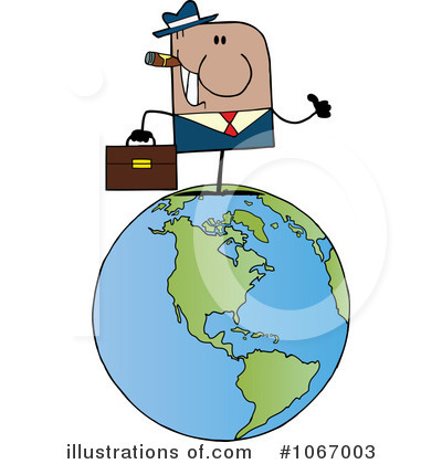 Royalty-Free (RF) Businessman Clipart Illustration by Hit Toon - Stock Sample #1067003