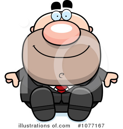Royalty-Free (RF) Businessman Clipart Illustration by Cory Thoman - Stock Sample #1077167