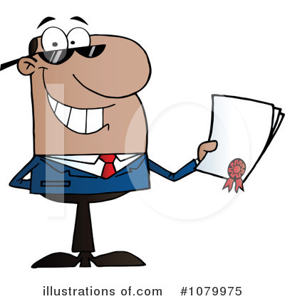 Royalty-Free (RF) Businessman Clipart Illustration by Hit Toon - Stock Sample #1079975