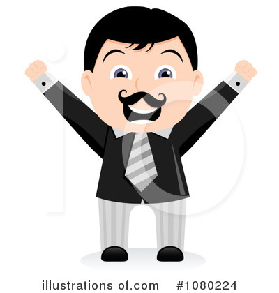 Royalty-Free (RF) Businessman Clipart Illustration by vectorace - Stock Sample #1080224